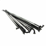 Rayon AV Race Inox 14G 266mm J-Bend Black - SAPIM
